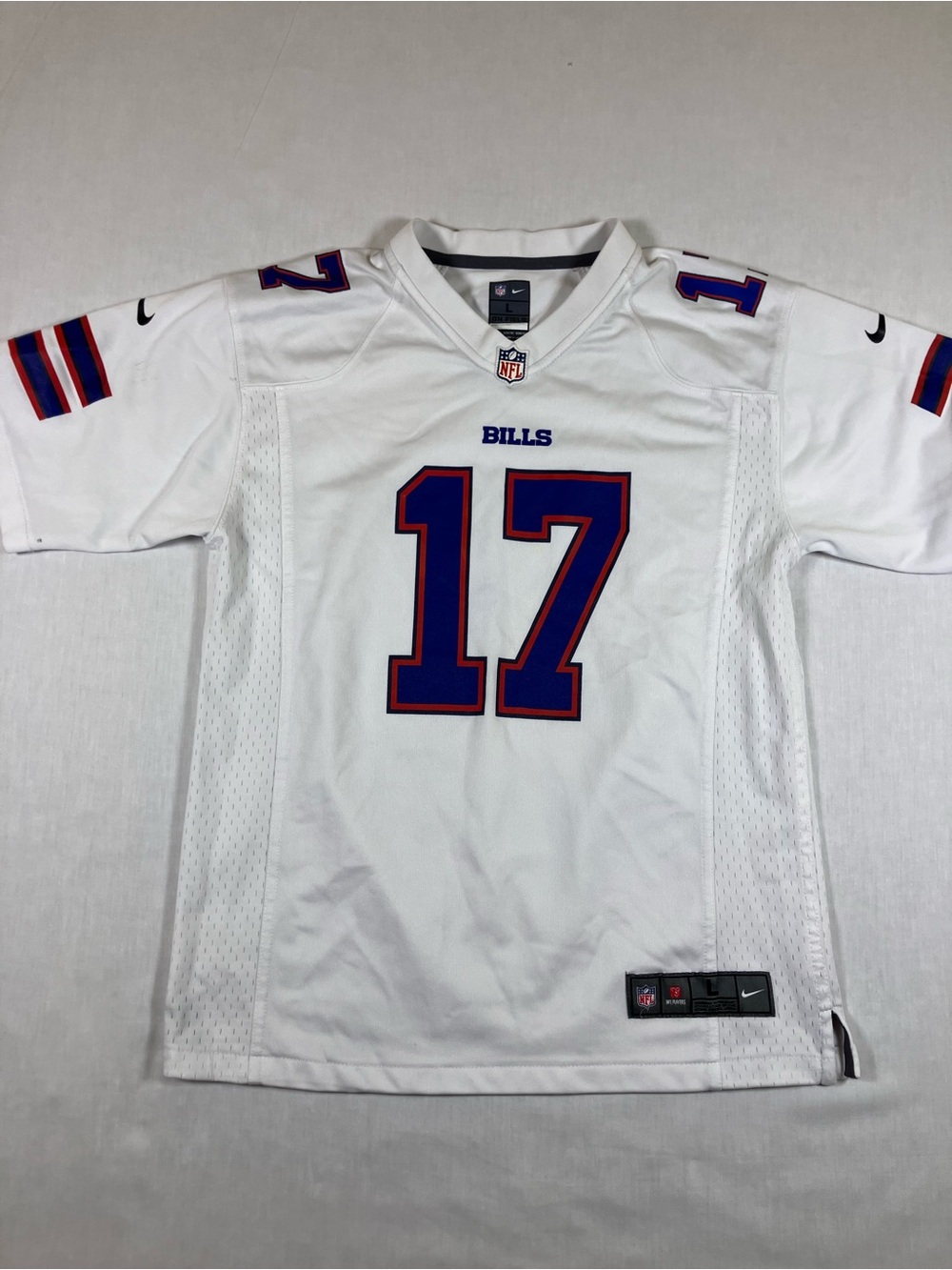 NFL Buffalo Bills White Josh Allen #17 Jersey